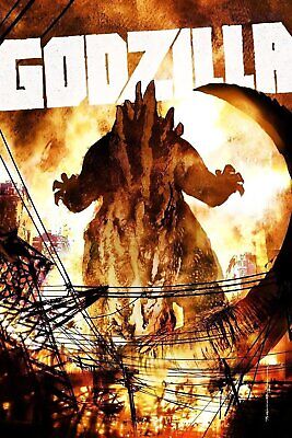 Godzilla (1954) Movie Wall Art Poster Print Pick A Size Lot Up-image