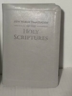 New World Translation of the Holy Scriptures-2013-Silver/Gray leatherette Bible-image