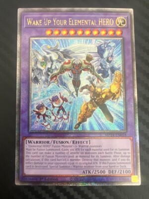 Yugioh Wake Up Your Elemental HERO MP24-EN018 Quarter Century Rare 1st Ed NM-image