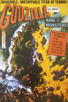 283728 Godzilla Movie PRINT POSTER-image