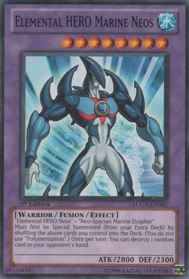 Elemental HERO Marine Neos - LCGX-EN062 - Common - 1st Edition - Heavily Played-image