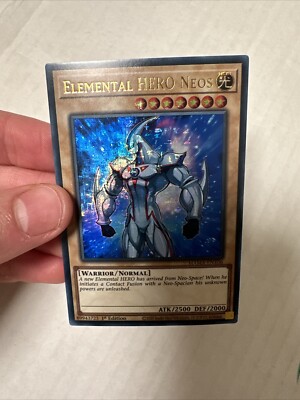Yu-Gi-Oh! Elemental Hero Neos MAMA-EN106 Ultra Pharaoh Rare-image