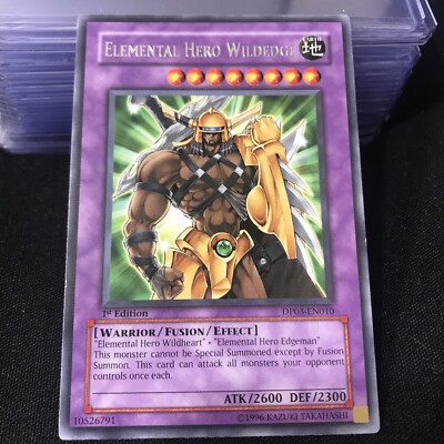 Elemental HERO Wildedge DP03-EN010 Yu Gi Oh 1st Edition Rare NM Card-image