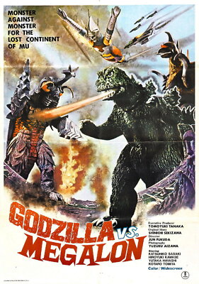 62384 GODZILLA vs. MEGALON Wall Decor Print Poster-image