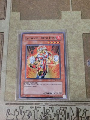 YUGIOH ELEMENTAL HERO HEAT PP02-EN007 SUPER UNLIMITED ED LP-image