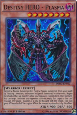 1X NM Destiny HERO - Plasma - DESO-EN012 Super Rare 1st Edition Destiny Soldier-image
