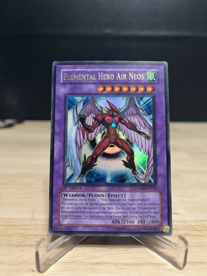 Yu-Gi-Oh! Elemental Hero Air Neos STON-EN034 Ultra Rare 1st Edition NM-image