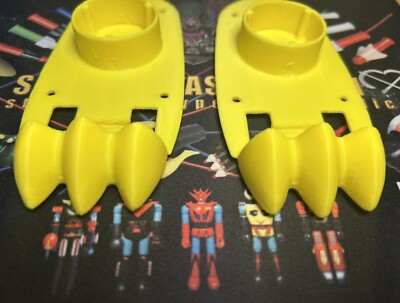 Godzilla Foot Claw Pads- Version 1 -3d printed - 1977 Mattel Godzilla Toho-image