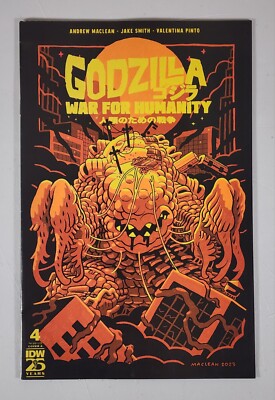 Godzilla: The War For Humanity #4 Cover A VF Maclean 2024-image