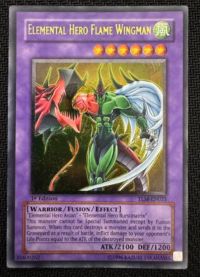 Elemental HERO Flame Wingman (UTR) TLM-EN035 The Lost Millennium 1st Edition-image