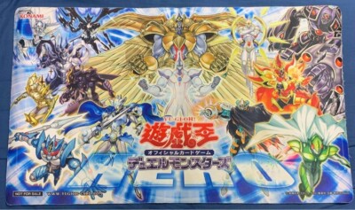 YU-GI-OH! Yugioh day elemental hero playmat From Japan Rare USED #7283-image