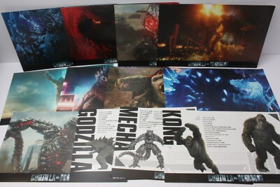 Godzilla vs Kong Movie Monster Series Visual Card Set of 12 Card only-image
