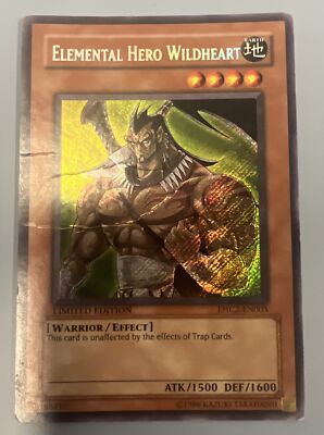 Yugioh - Elemental Hero Wildheart EHC2-EN003 Secret Rare - MP-image