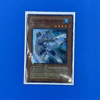 Yugioh Elemental Hero Bubbleman YSDJ-EN017 Super Rare 1st Edition-image