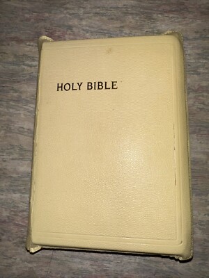 1816 Instituted HOLY BIBLE: Maps. King James Version - Yellow Zipper Case 1950’s-image