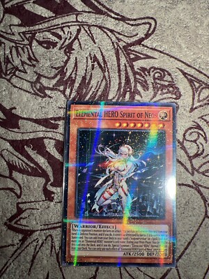 Elemental Hero Spirit Waifu YuGiOh HOLO Foil Rare Goddess Story Doujin Card - NM-image