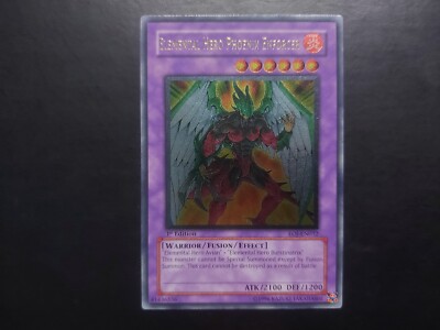 Yugioh - Elemental Hero Phoenix Enforcer EOJ-EN032 Ultimate Rare 1st Edition-image