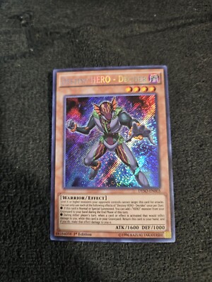 Destiny Hero - Decider - DESO-EN003 - Secret Rare - 1st - Yugioh-image