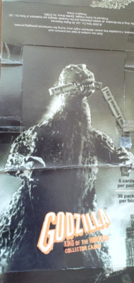 2006 GODZILLA KING OF MONSTERS TRADING CARD EMPTY BOX-image