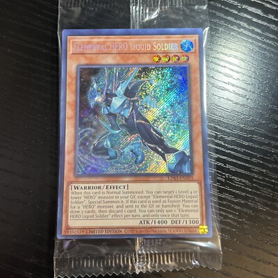 Yugioh! LDS3-EN103 Elemental Hero Liquid Soldier SECRET SEALED Yu-gi-oh! TCG-image