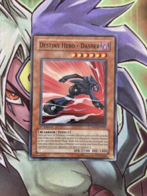 DP05-EN010 Destiny Hero - Dasher Common 1st Edition NM Yugioh Card-image