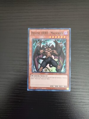 Yugioh Bonanza - Destiny HERO - Malicious - Super Rare - RA03-EN001-image