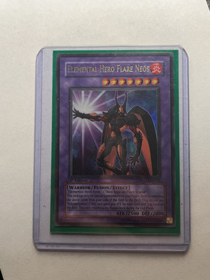 YuGiOh! Elemental Hero Flare Neos POTD-EN032 1st Edition NM Ultra Rare-image