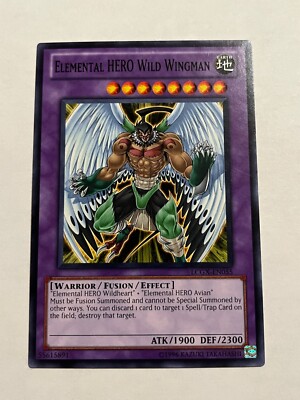 Elemental HERO Wild Wingman LCGX-EN055 Common Unlimited Yugioh-image