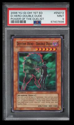 2006 Power of the Duelist 1st ED. D-Hero-Double Dude PSA 9 English #EN012-image