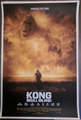 King Kong By Karl Fitzgerald Fire Print Not Mondo Godzilla-image