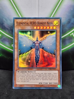 Yugioh Elemental Hero Honest Neos LED6-EN019 Super Rare NM-image