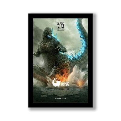 GODZILLA MINUS ONE - 11x17 Framed Movie Poster by Wallspace-image