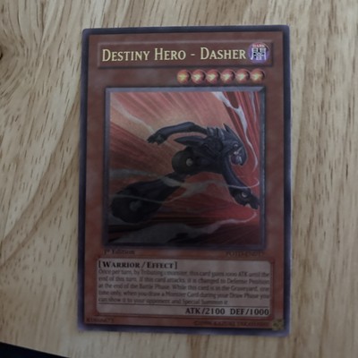 Destiny Hero - Dasher (UTR) POTD-EN017 Power of the Duelist-1st Edition 1st...-image