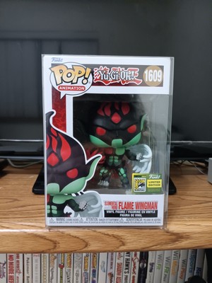 Yu-Gi-Oh GX! Funko Pop Elemental Hero Flame Wingman #1609. (With Box Protector)-image