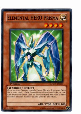 Yugioh- 1X Elemental HERO Prisma - Common - 1st Edition - LCGX-EN033 - Near Mint-image