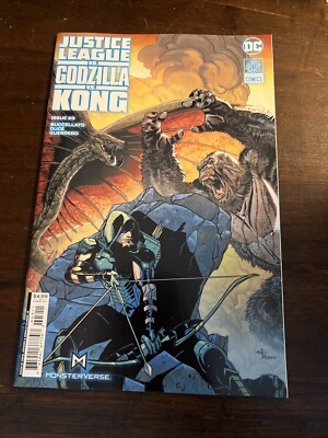 Justice Leage vs Godzilla vs Kong #3 Cover A Johnson DC 2023-image