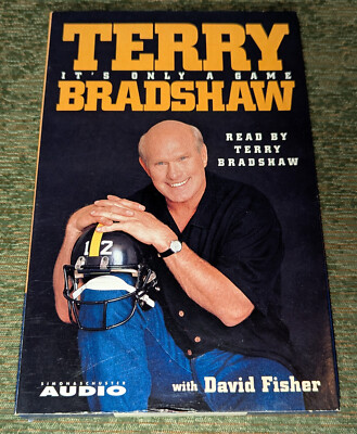 Terry Bradshaw HOF It's Only A Game Two Audio Cassette Tapes with David Fisher-image