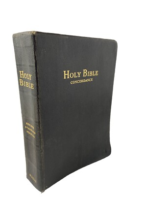 The Holy Bible Revised Standard version, RSV Concordance World Pub. 1962 Leather-image
