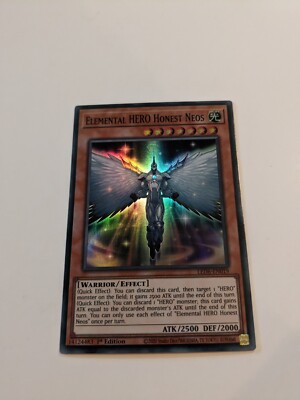 Elemental HERO Honest Neos - LED6-EN019 - Super Rare - 1st Edition YuGiOh!  -image