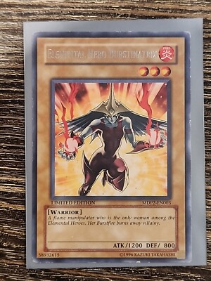 Yugioh Elemental Hero Burstinatrix  Limited Edition MP-image