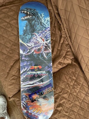 Teddy Fresh Godzilla Skateboard Deck Skate Limited Edition Sealed 8 x 32.25-image
