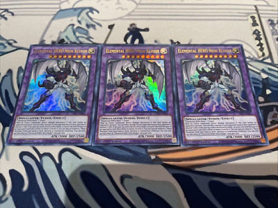Yugioh Elemental HERO Neos Kluger Ultra Rare GFP2-EN003 x3 Near Mint 1st Edition-image