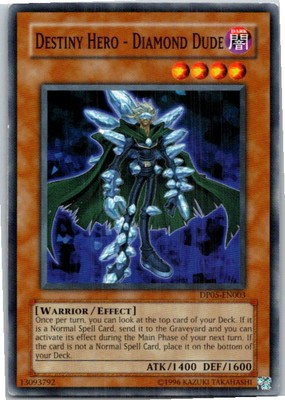 Destiny Hero #DP05-EN003 Yugioh Moderately played Unlimited-image