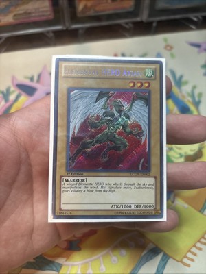 Elemental HERO Avian LCGX-EN002 Secret Heavy Play Damaged HP-image