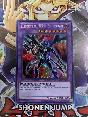 ( Elemental HERO Escuridao ) - Secret Rare - BLAR-EN056 - 1st - NM - Yu-Gi-Oh-image
