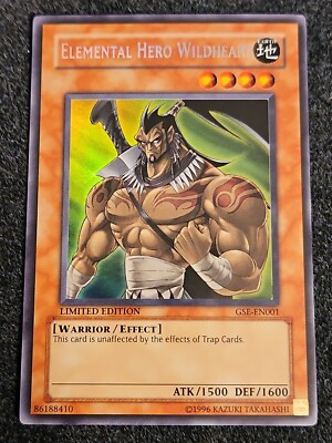 Yugioh! VLP Elemental Hero Wildheart - GSE-EN001 - Secret Rare - Limited Edition-image
