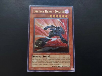 Yugioh - Destiny Hero - Dasher POTD-EN017 Ultimate Rare NM-M-image