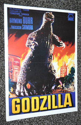 GODZILLA /BEAST FROM 20,000 FATHOMS  Framed A4 CINEMA film promo ART mag poster-image