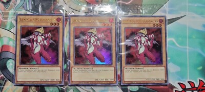 Yugioh Elemental HERO Burstinatrix LART-EN041 Lost Art Promo Set (x3) NM Sealed -image