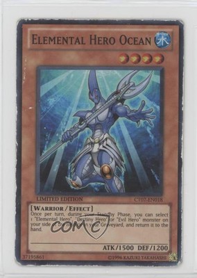 2010 Yu-Gi-Oh! - Collectible Tins Shooting Star Tin SR Elemental HERO Ocean 0u5r-image